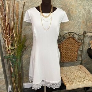 Jessica Howard 🌹 stunning new white dress wedding party formal  spring summer.